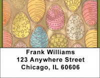 Ornate Egg Art Address Labels | LBQBM-97