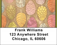 Ornate Egg Art Address Labels | LBQBM-97