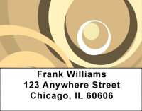 Swirlin Circles Address Labels | LBQBN-03