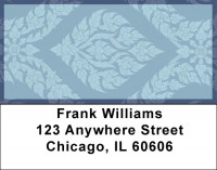 Rich Colorful Damask Address Labels | LBQBN-18