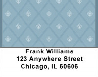 Fleur de Lis Pattern Address Labels | LBQBN-23