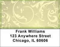 Refreshing Florish Address Labels | LBQBN-33
