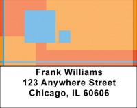 Colorful Geometrics Address Labels | LBQBN-40