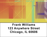 Geometric Web Address Labels | LBQBN-45
