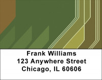 White Lines Address Labels | LBQBN-50