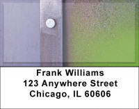 Abstract In Metals Address Labels | LBQBN-59