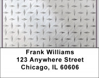 Diamondplate Tough Address Labels | LBQBN-60