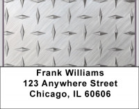 Diamondplate Tough Address Labels | LBQBN-60