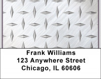 Diamondplate Tough Address Labels | LBQBN-60