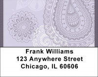 Paisley Prints Address Labels | LBQBN-64