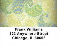 Soft Paisley Address Labels | LBQBN-66