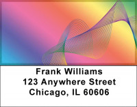 Ribbons And Rainbows Address Labels | LBQBN-84