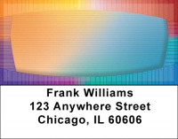 Spend It In Technicolor Address Labels | LBQBN-85