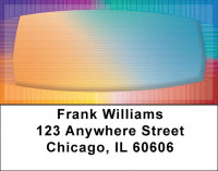 Spend It In Technicolor Address Labels | LBQBN-85