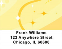 Circle Of Stars Address Labels | LBQBN-89
