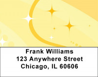 Circle Of Stars Address Labels | LBQBN-89