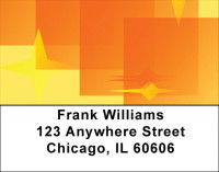 Star Points Address Labels | LBQBN-95