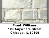 The Brick Wall Address Labels | LBQBO-07