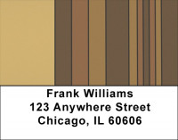 Fall Stripes Address Labels | LBQBO-11