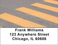 Pound The Pavement Address Labels | LBQBO-18