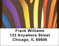Wild Zebra Stripes Address Labels | LBQBO-21