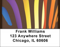 Wild Zebra Stripes Address Labels | LBQBO-21