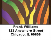 Wild Zebra Stripes Address Labels | LBQBO-21