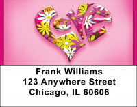 Love In Retro Address Labels | LBQBO-32