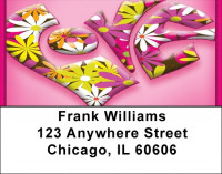 Love In Retro Address Labels | LBQBO-32