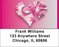 Love In Retro Address Labels | LBQBO-32