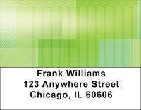 Geometric Jungle Address Labels | LBQBO-53
