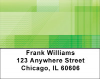 Geometric Jungle Address Labels | LBQBO-53