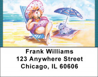 Beach Divas Address Labels | LBQBO-66
