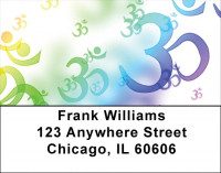 Hindu Aum Symbol Address Labels | LBQBO-77