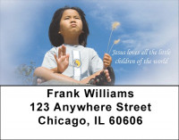 Jesus Loves The Little Children Address Labels | LBQBO-90