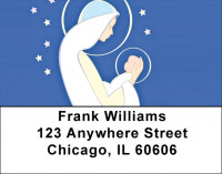 Mary And Baby Jesus Address Labels | LBQBO-91