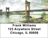 Bridge And Boat Address Labels | LBQBP-10