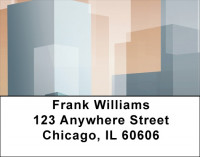 Skyscraper Skylines Address Labels | LBQBP-13