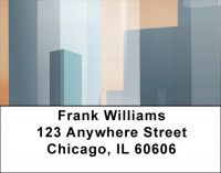 Skyscraper Skylines Address Labels | LBQBP-13