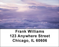 Blue and Purple Sky Address Labels | LBQBP-14