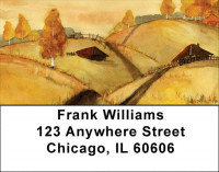 Autumn Morning Address Labels | LBQBP-18