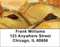 Autumn Morning Address Labels | LBQBP-18
