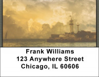 Sailing Golden Skies Address Labels | LBQBP-41