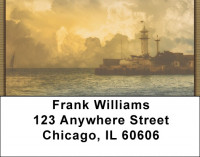 Sailing Golden Skies Address Labels | LBQBP-41