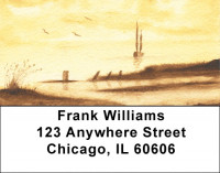 Scenic Watercolor Address Labels | LBQBP-44