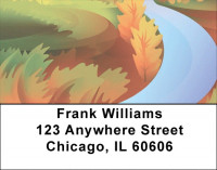 Colorful Mountain Magic Address Labels | LBQBP-45