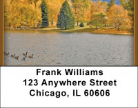 Fall In The Rockies Address Labels | LBQBP-46
