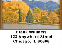 Fall In The Rockies Address Labels | LBQBP-46