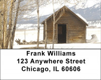 Mountain Cabin Address Labels | LBQBP-51