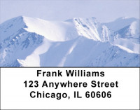 Snowy Mountain Tops Address Labels | LBQBP-53